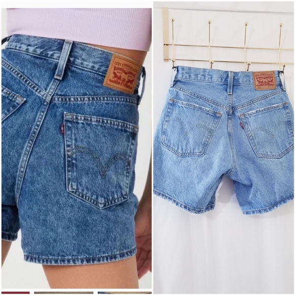 Levis 501 button fly jean shorts - Picture 1 of 15